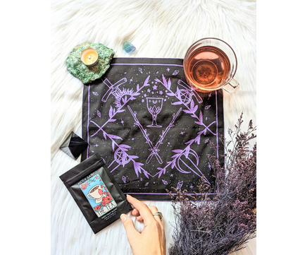 Crystal Infused Tarot Altar Cloth