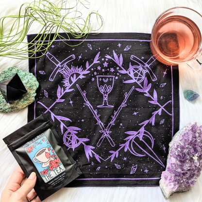 Crystal Infused Tarot Altar Cloth