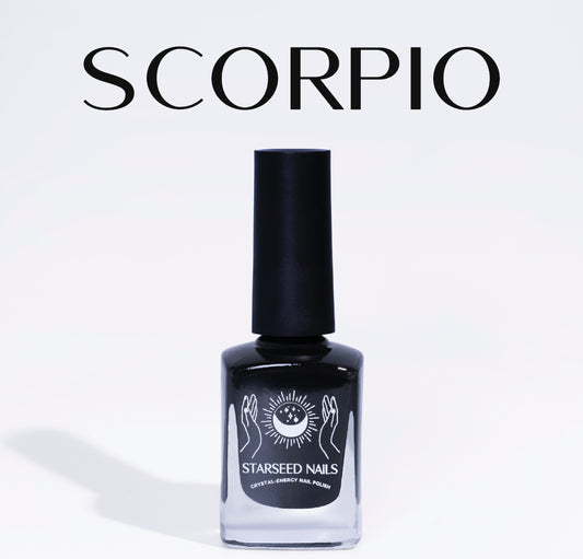 Starseed Nails Zodiac Scorpio Crystal Infused Nail Polish