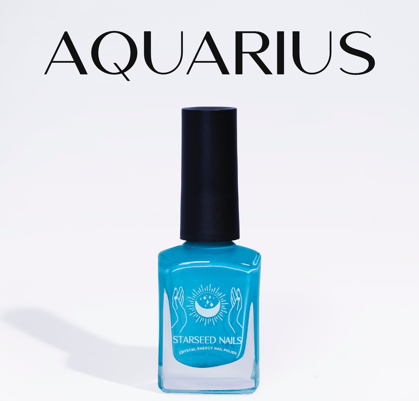 Starseed Nails Zodiac Aquarius Crystal Infused Nail Polish