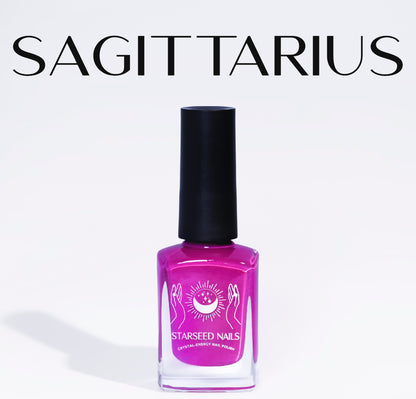 Starseed Nails Zodiac Sagittarius Crystal Infused Nail Polish